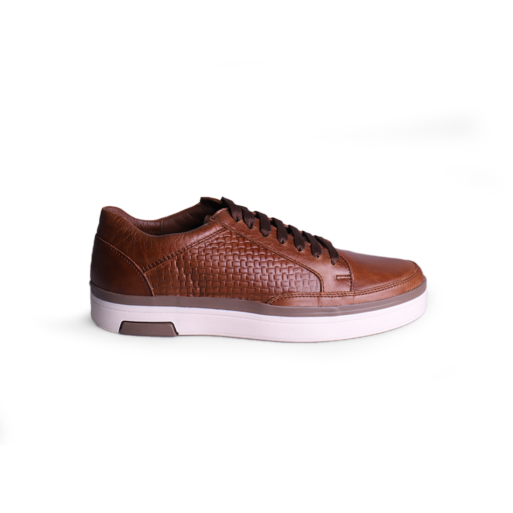 TENIS FRANCIA GRABADO COLOR CAFE EST. 9002 899 - AVITECK