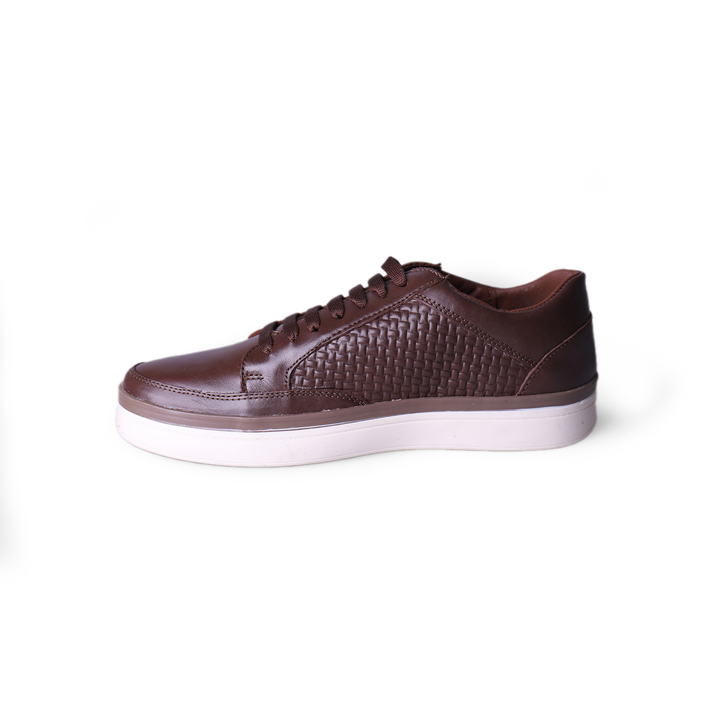 TENIS FRANCIA COLOR CAFE GRABADO EST. 9002 903 - AVITECK
