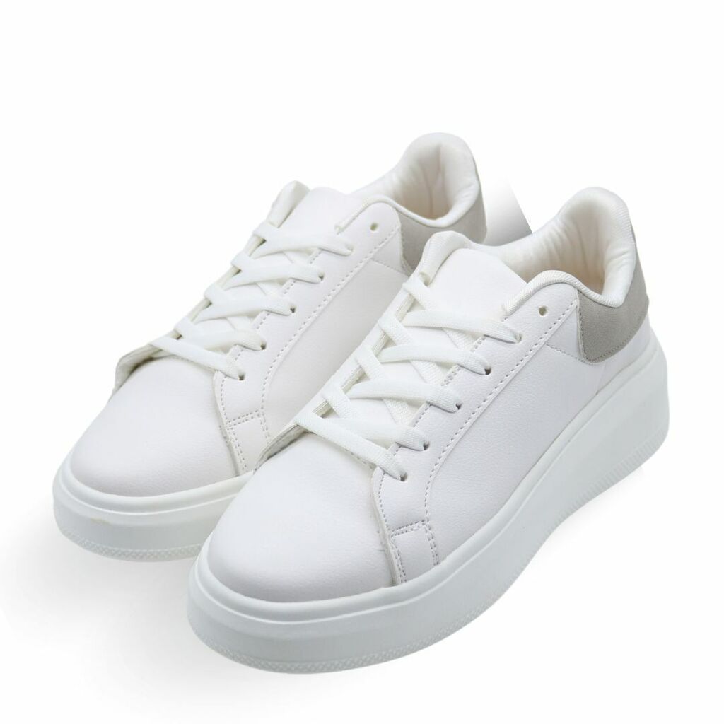 TENIS BRUNO BLANCO GRIS EST. 537 - AVITECK