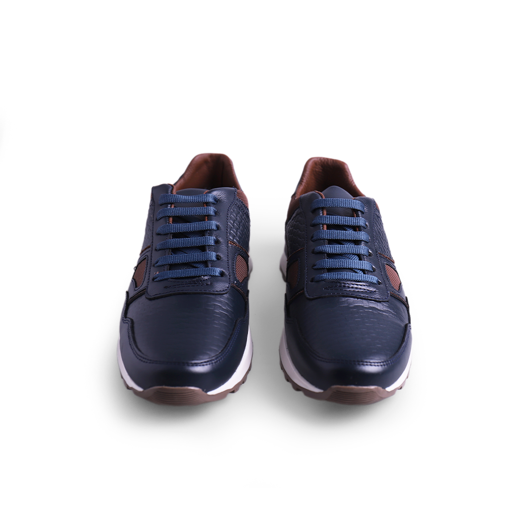 TENIS GRABADO CHECO COLOR AZUL EST. 6034 937 - AVITECK