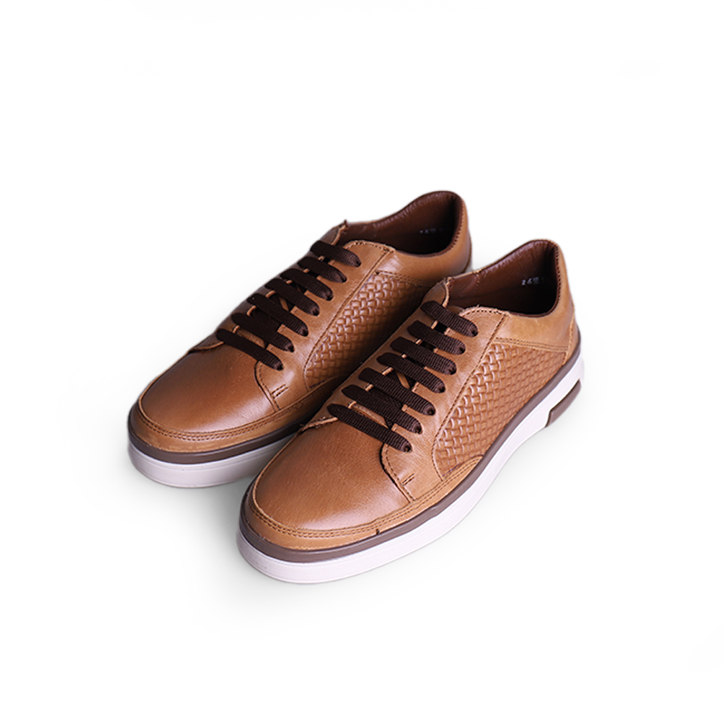 TENIS FRANCIA COLOR MIEL GRABADO EST. 9002 902 - AVITECK
