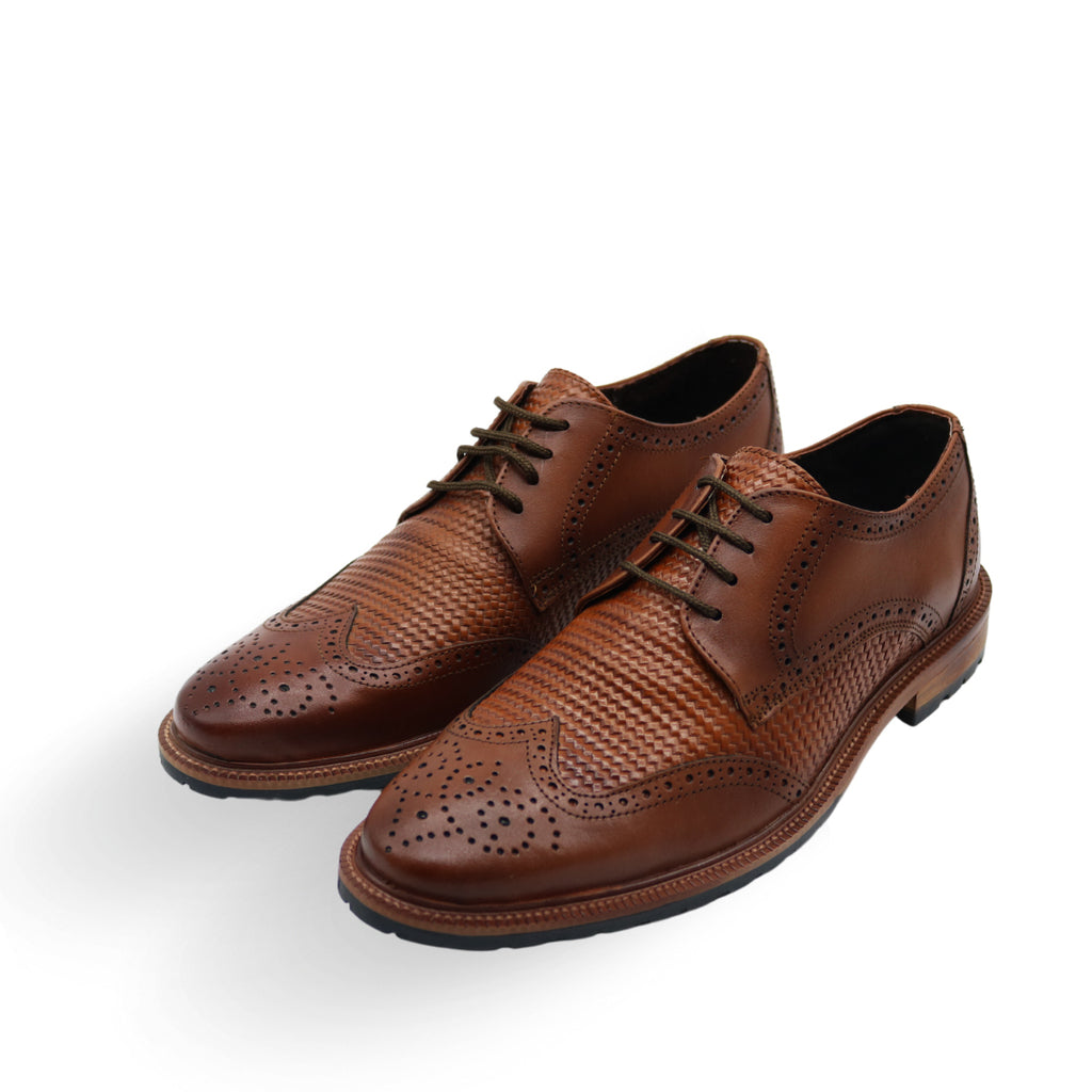 BOSTONIANO ATANADO ENTRETEJIDO COLOR MIEL EST. 324 - AVITECK