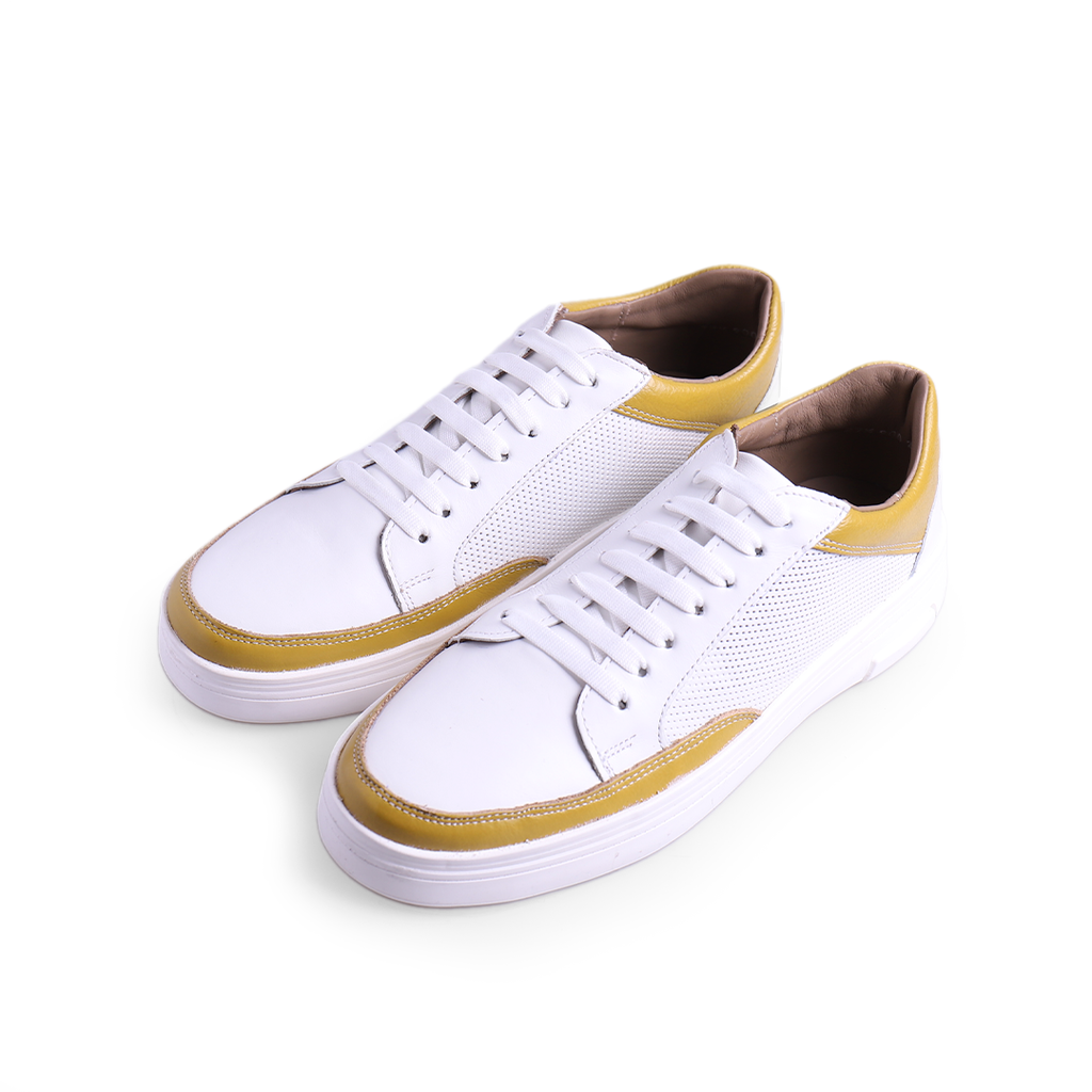 TENIS FRANCIA COLOR BLANCO AMARILLO EST. 9002 914 - AVITECK