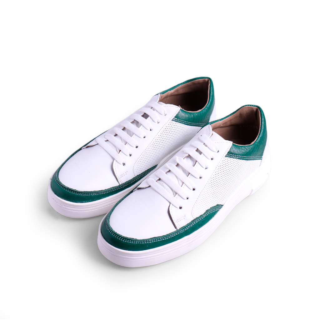 TENIS FRANCIA COLOR BLANCO VERDE EST. 9002 916 - AVITECK