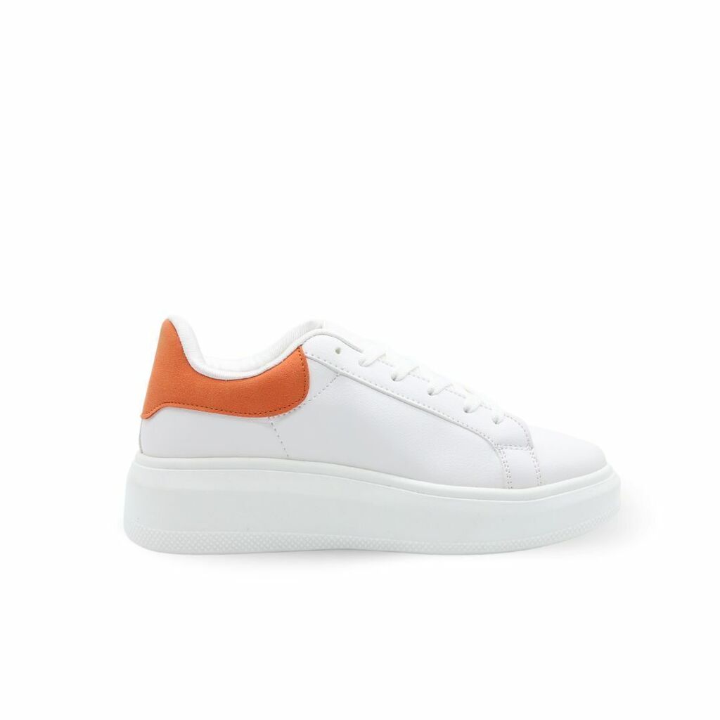 TENIS BRUNO BLANCO NARANJA EST. 537 - AVITECK