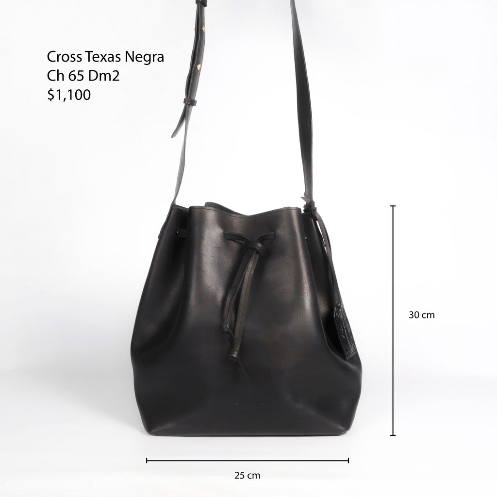 BOLSA CROSS TEXAS NEGRA
