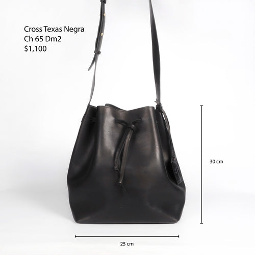 BOLSA CROSS TEXAS NEGRA